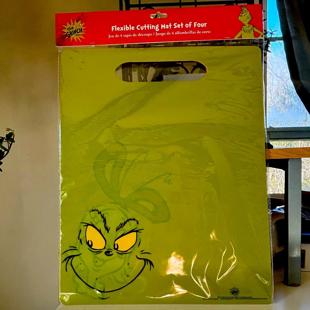 The Grinch Flexible Cutting Mats Set of four